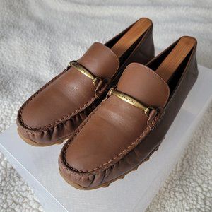 Coach Mens Collapsible Heel Driver in Brown (Size 9)